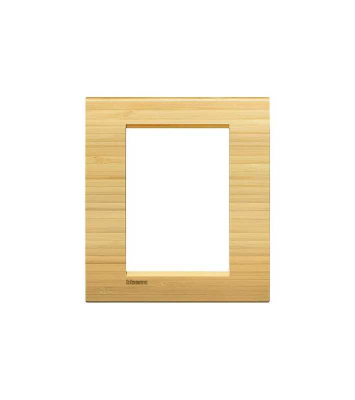 Living Light - Placca 3+3P Bamboo- LNA4826LBA