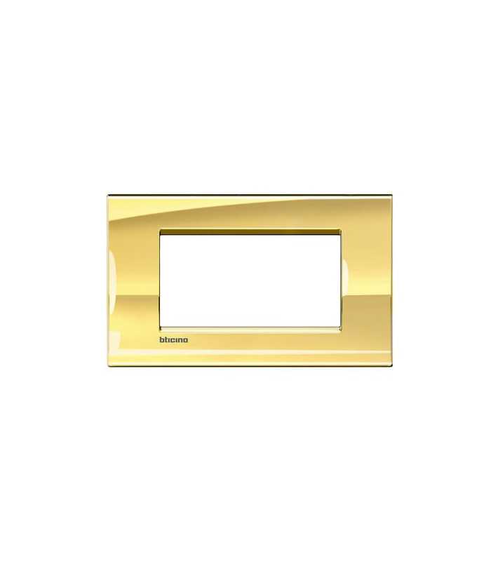 Living Light - Placca 4P Oro freddo - LNA4804OA