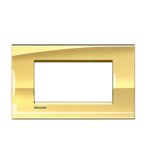 Living Light - Placca 4P Oro freddo - LNA4804OA