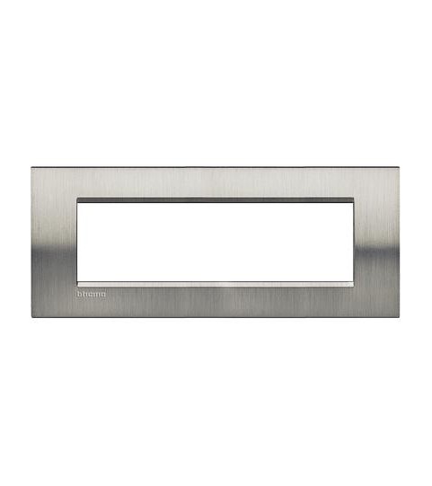 Living Light - Placca 7P Acciaio spazzolato - LNA4807ACS