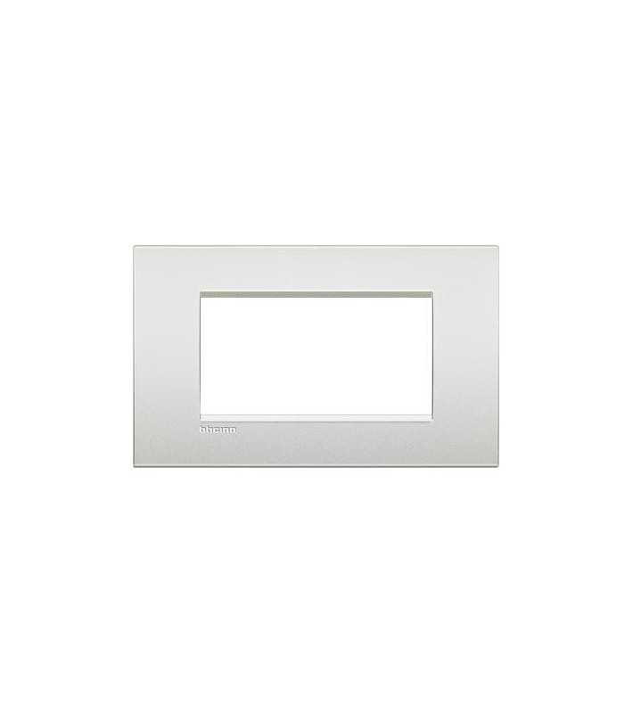 Living Light - Placca 4P Bianco Perla - LNC4804PR