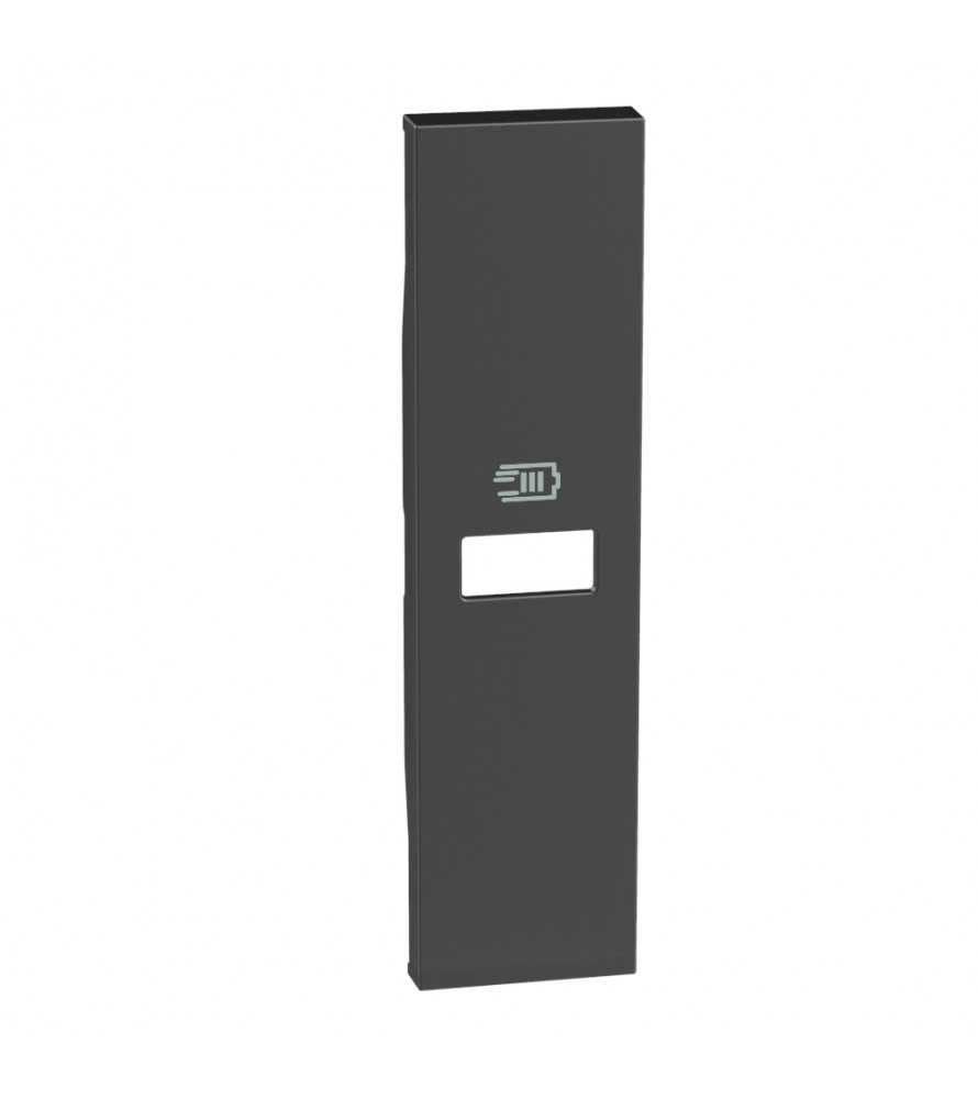 Cover Bticino Living Now per moduli caricatori USB 1 Modulo Nero KG11C