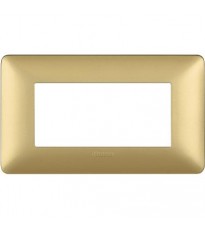 Placca Bticino Matix 4 moduli gold AM4804MGL