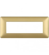 Placca Bticino Matix 6 moduli gold AM4806MGL