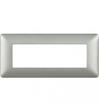 Placca Bticino Matix 6 moduli Silver AM4806MSL