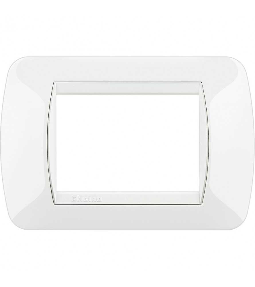 Bticino Living International placca 3 moduli bianco L4803BI