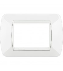 Bticino Living International placca 3 moduli bianco L4803BI