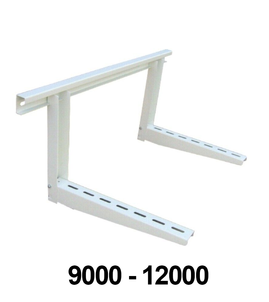 Staffa climatizzatore a muro per condizionatore 9000 - 12000 fissaggio supporto made 75X44X38