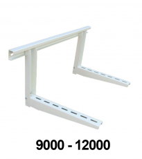 Staffa climatizzatore a muro per condizionatore 9000 - 12000 fissaggio supporto made 75X44X38