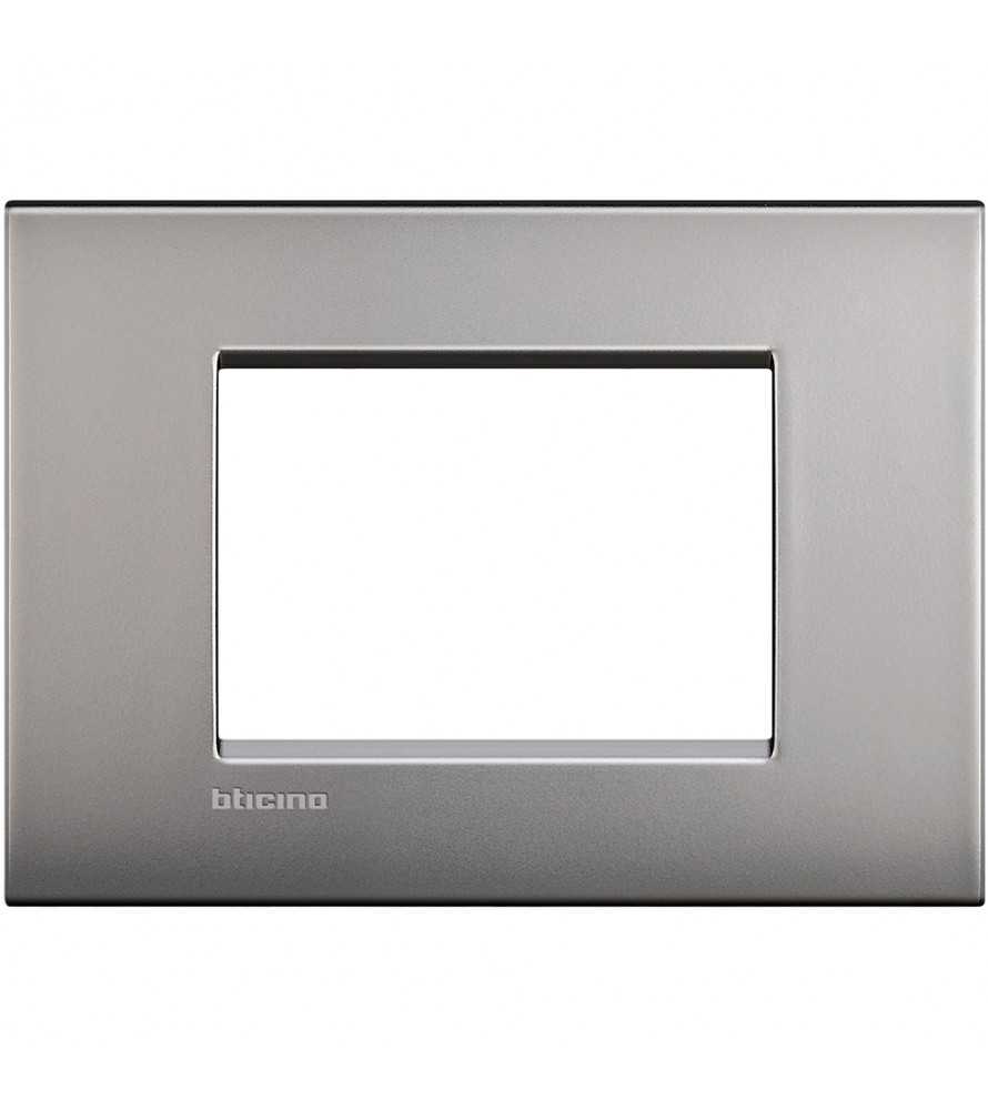 Living Light - Placca 3P Nichel satinato - LNC4803NK