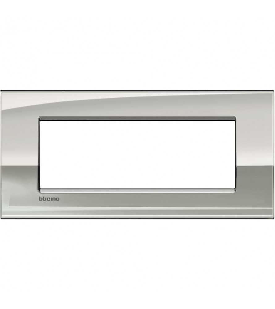 Living Light - Placca 7P Palladio- LNC4807PL