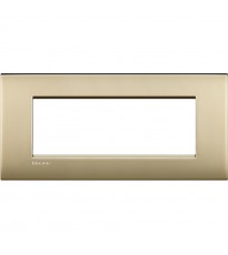 Living Light - Placca 7P Oro Satinato - LNC4807OF