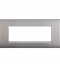 Living Light - Placca 7P Nichel Satinato - LNC4807NK