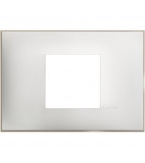 Bticino placca 2 moduli X 503 Colore Bianco Satinato