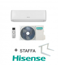 Climatizzatore Hisense Serie EASY SMART  9000 BTU + Staffa  Inverter CA25YR03G + CA25YR03W R-32 Wi-Fi Optional