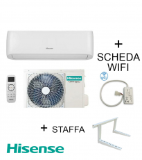 Climatizzatore Hisense  EASY SMART  9000 BTU + Staffa + SCHEDA WIFI W4GX  Inverter R-32 Wi-Fi Optional