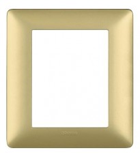 Placca Bticino Matix 3+3 moduli gold AM4826MGL