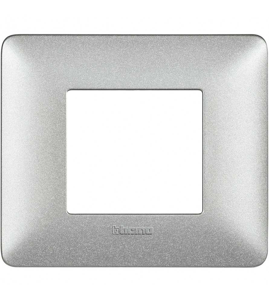 Placca Bticino Matix 2 moduli  bianco calce AM4802TBC