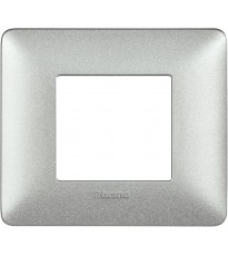 Placca Bticino Matix 2 moduli  bianco calce AM4802TBC