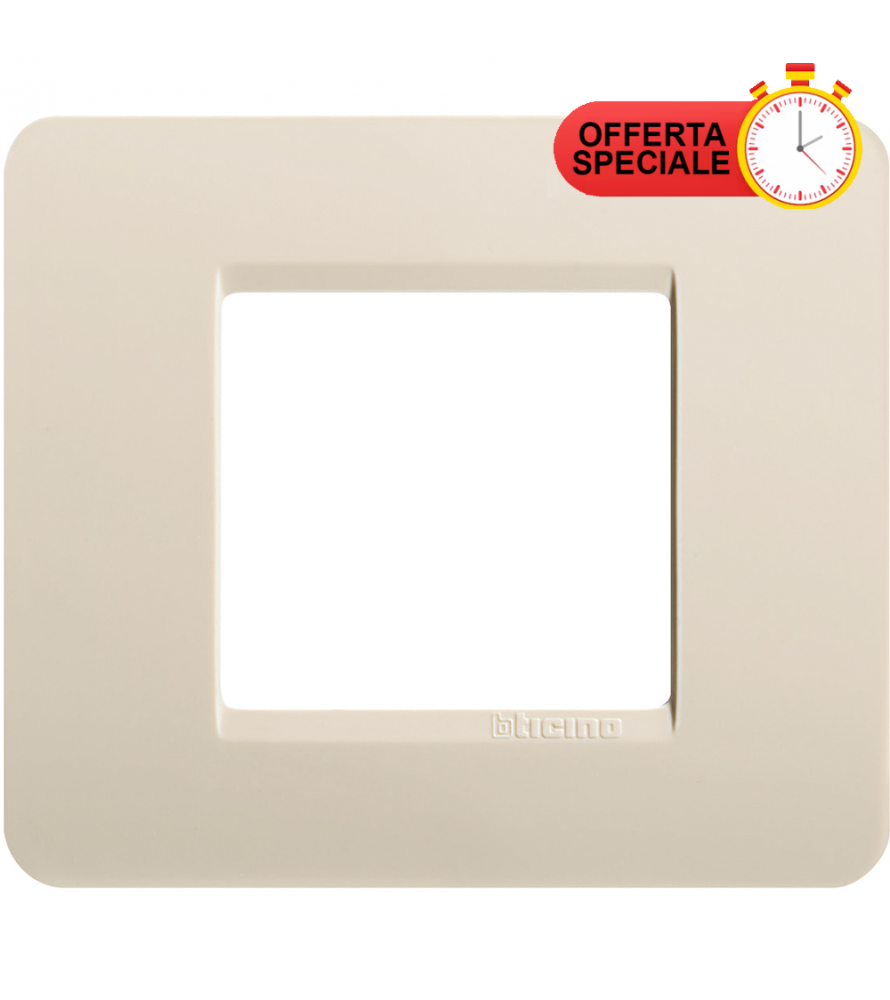 BTicino Matix Placca 2 Posti Avorio AM4802AV