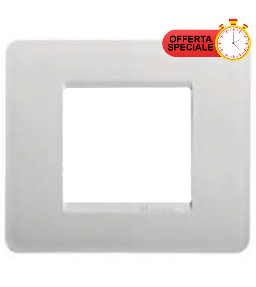 BTicino Matix Placca 2 Posti Cenere AM4802CN