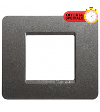 BTicino Matix Placca 2 Posti Iron AM4802IR