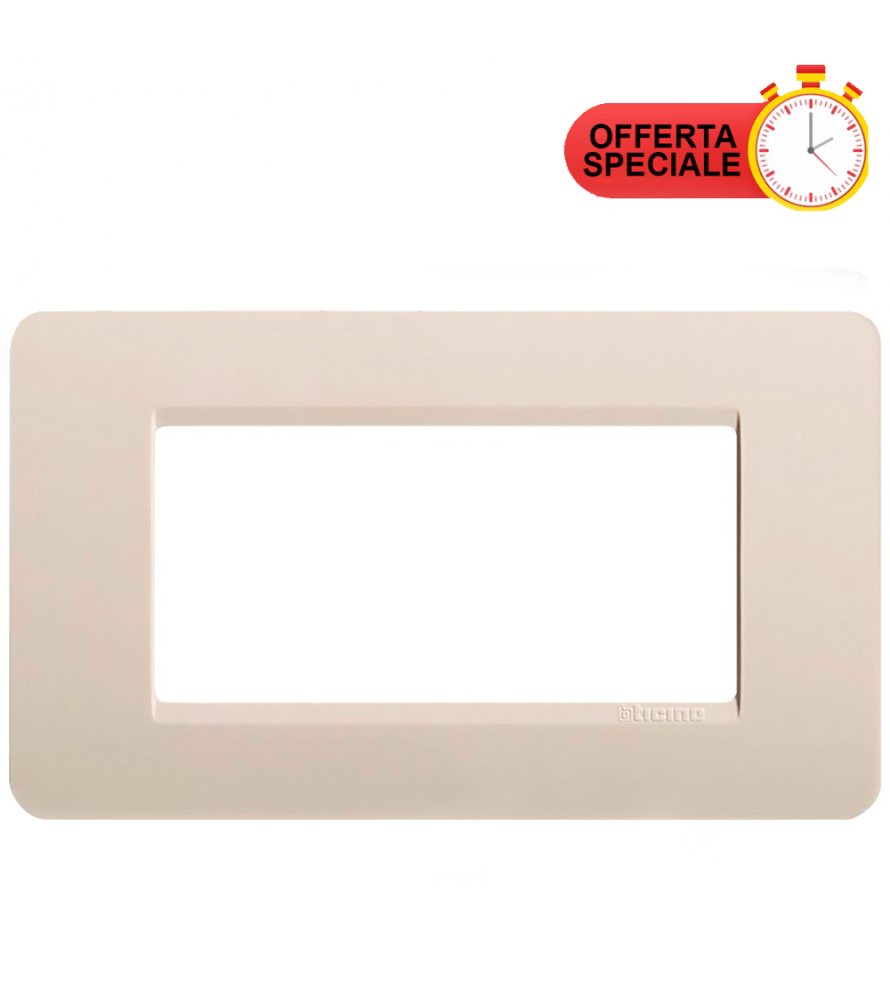 BTicino Matix Placca 4 Posti Corda AM4804CD