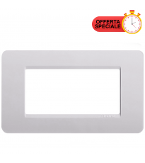 BTicino Matix Placca 4 Posti Cenere AM4804CN