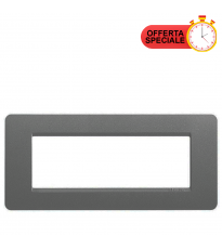 BTicino Matix Placca 6 Posti Grigio Pietra AM4806LSP