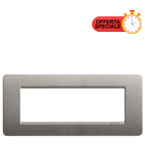 BTicino Matix Placca 6 Posti Titanium AM4806LTA