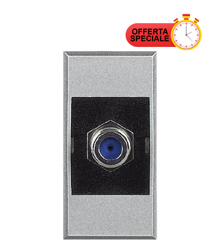 Bticino HC4269F - presa TV tipo F - impedenza 75 ohm - aggancio a vite - tech