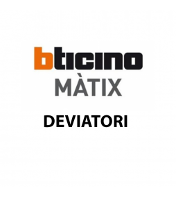 Supporto a 2 moduli centrali dotato di graffette Bticino Matix 500s/23A