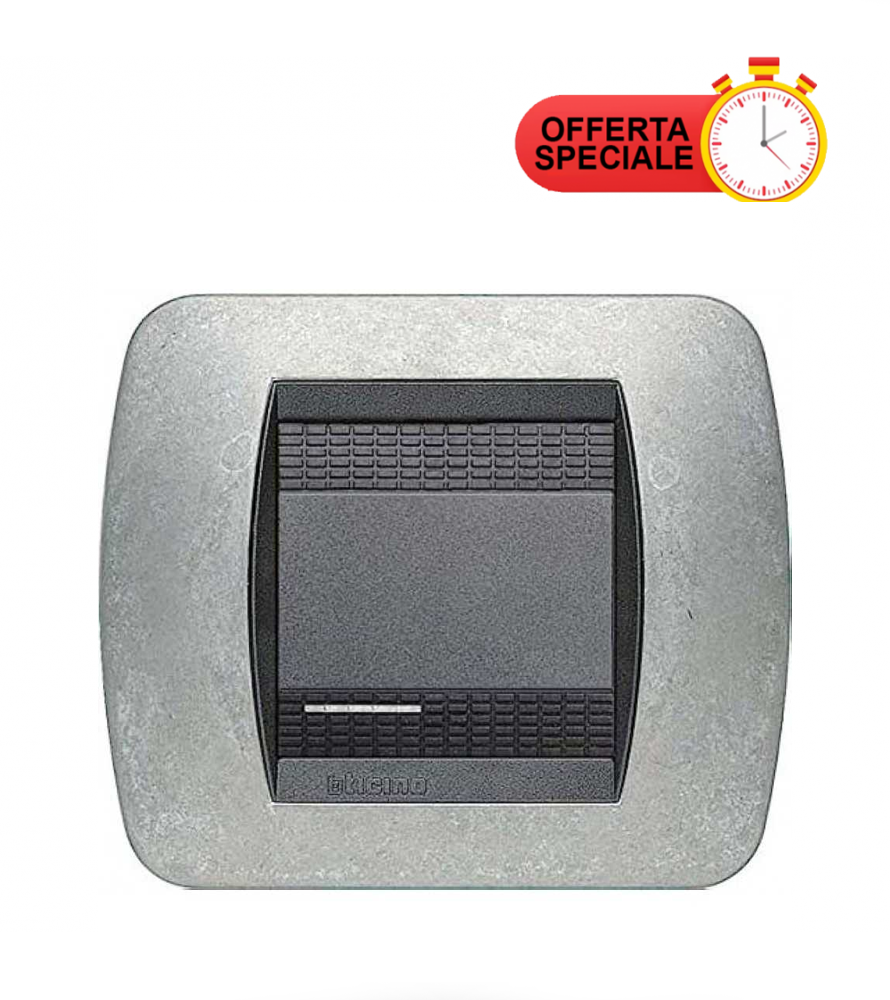 Bticino living Placca 2 moduli NATIVE L4802NA