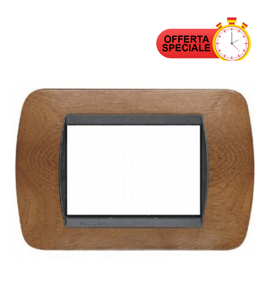 Placca Bticino Living International L4803LNC 3 posti