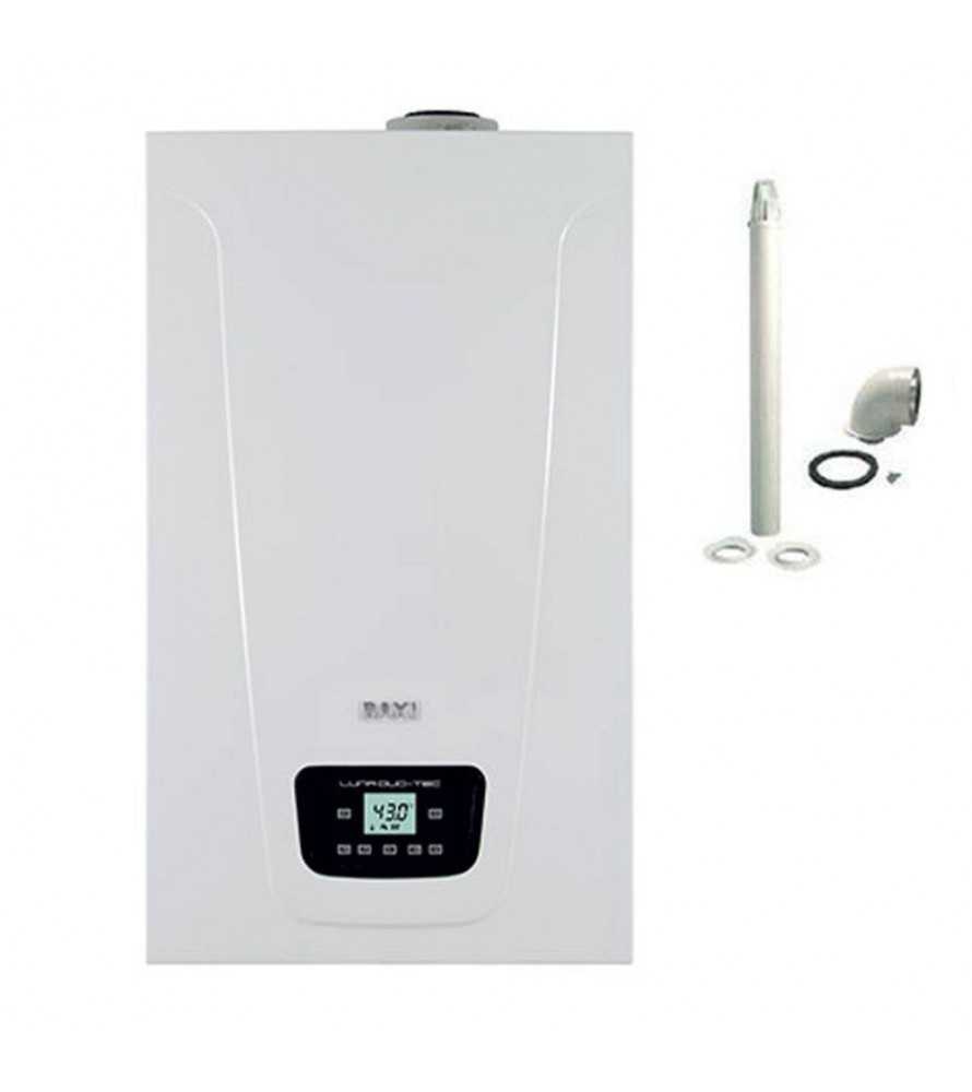 Baxi Caldaia A Condensazione Duo-Tec Compact E 24 KW Metano + Kit Fumo ...