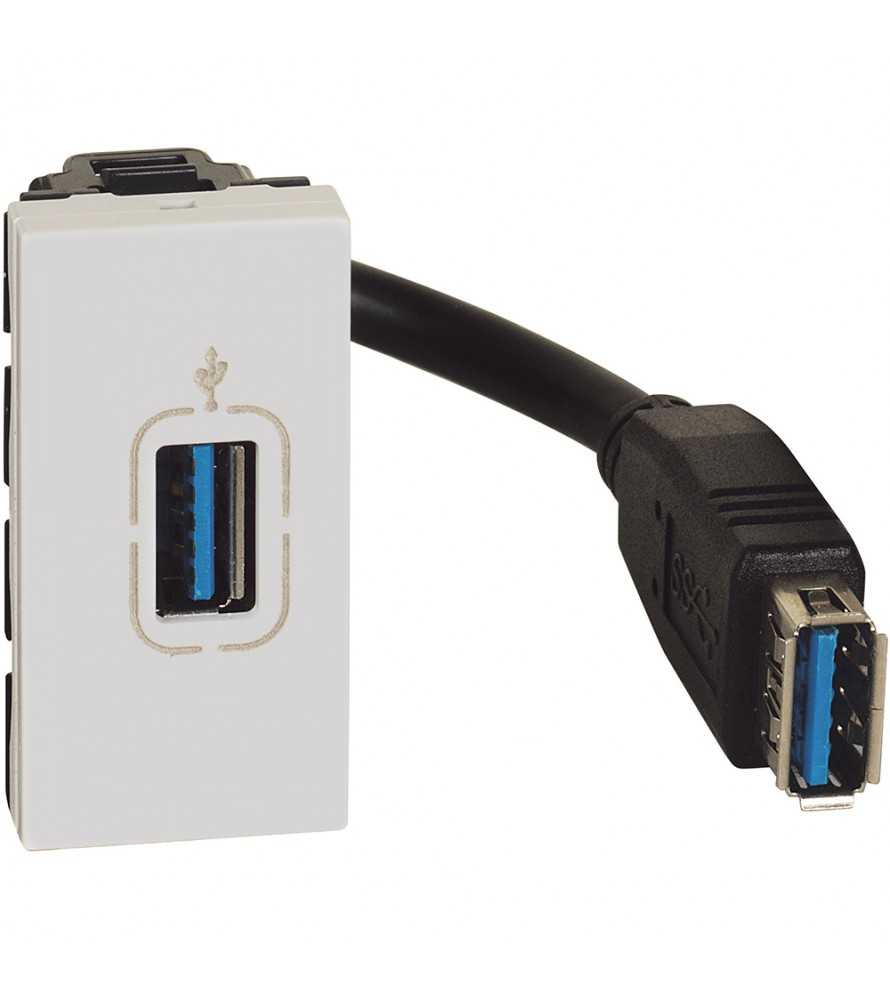 Connettore USB tipo A preconnesso Bticino MatixGO  JW4285P