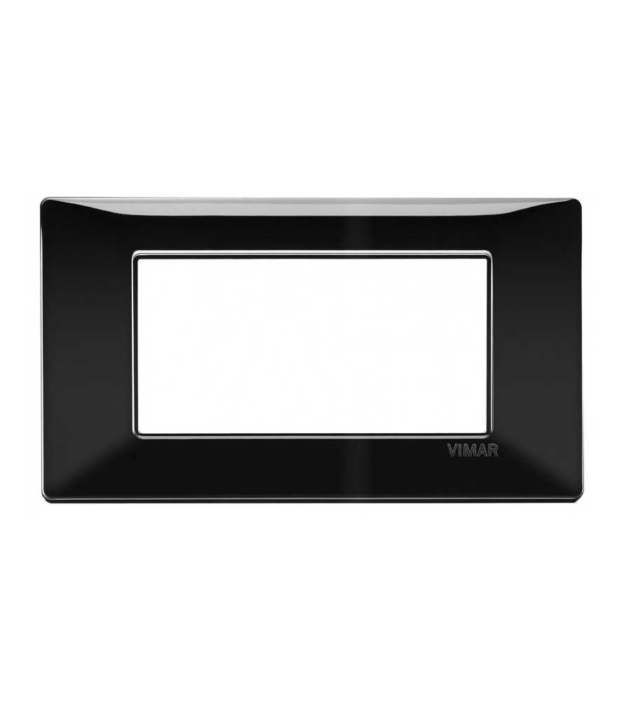 Vimar Plana placca 4 moduli colore nero 14654.05