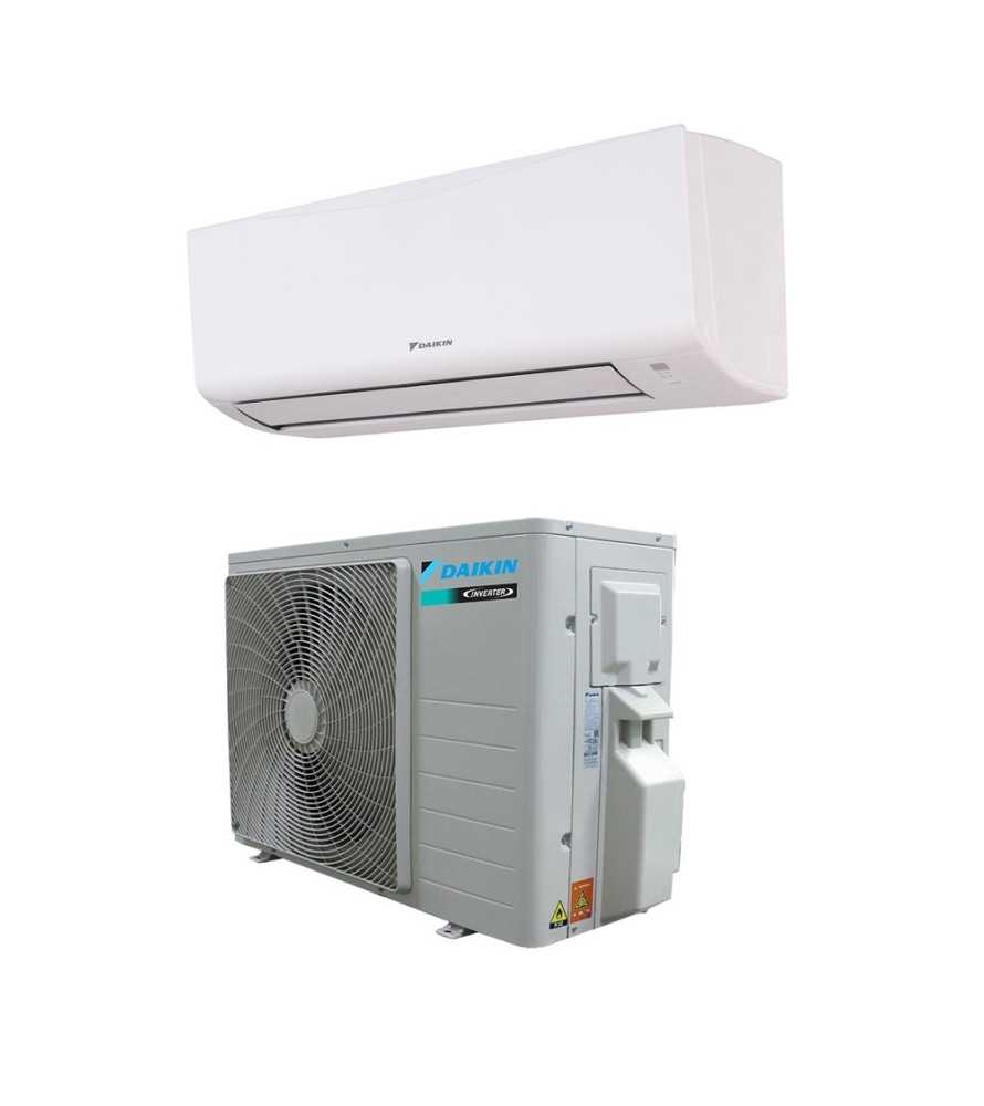 DAIKIN Climatizzatore New Evolution 12000 Btu Inverter  Condizionatore con Pompa di Calore Classe A++/A+ R32- FTXC35D + RXC35D