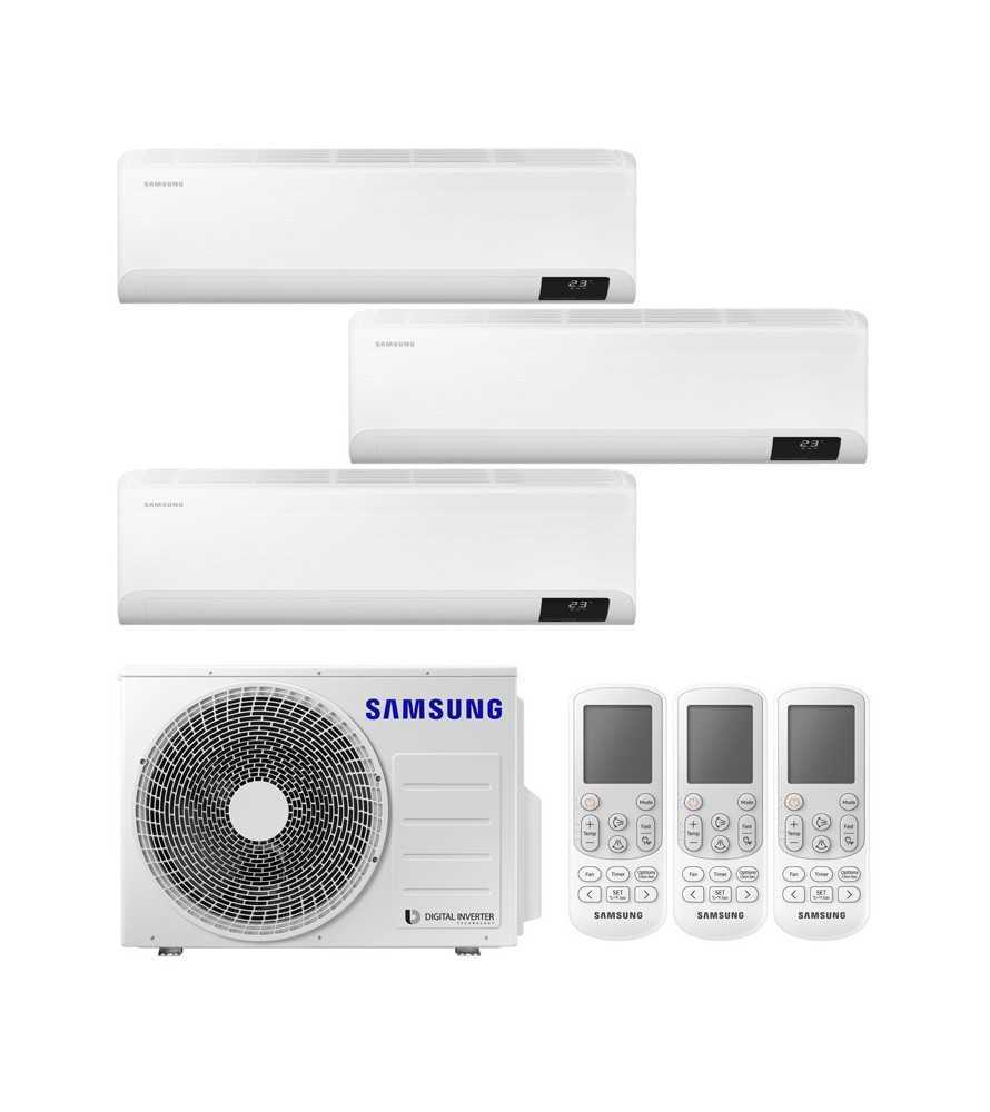 CONDIZIONATORE SAMSUNG CEBU TRIAL SPLIT 9000+9000+9000 BTU INVERTER R32 AJ052 A++/A+ WIFI