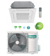 Climatizzatore Hisense Inverter a Cassetta serie SUPER 24000 Btu ACT71UR4RJC8 + AUW71U4RK8 R-32 Wi-Fi Optional Classe A++/A+