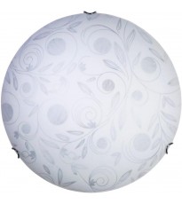 Clara Lampada Plafoniera da Soffitto in Vetro Moderna Rotonda Attacco E27 1 Luce 30cm Made in Italy