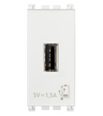 VIMAR Unità alimentazione USB 5V1,5A 1M bianco - 19292.B