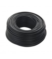 Cavo elettrico cordina unipolare nero antifiamma FS17 1 x 16 mm matassa 100 m