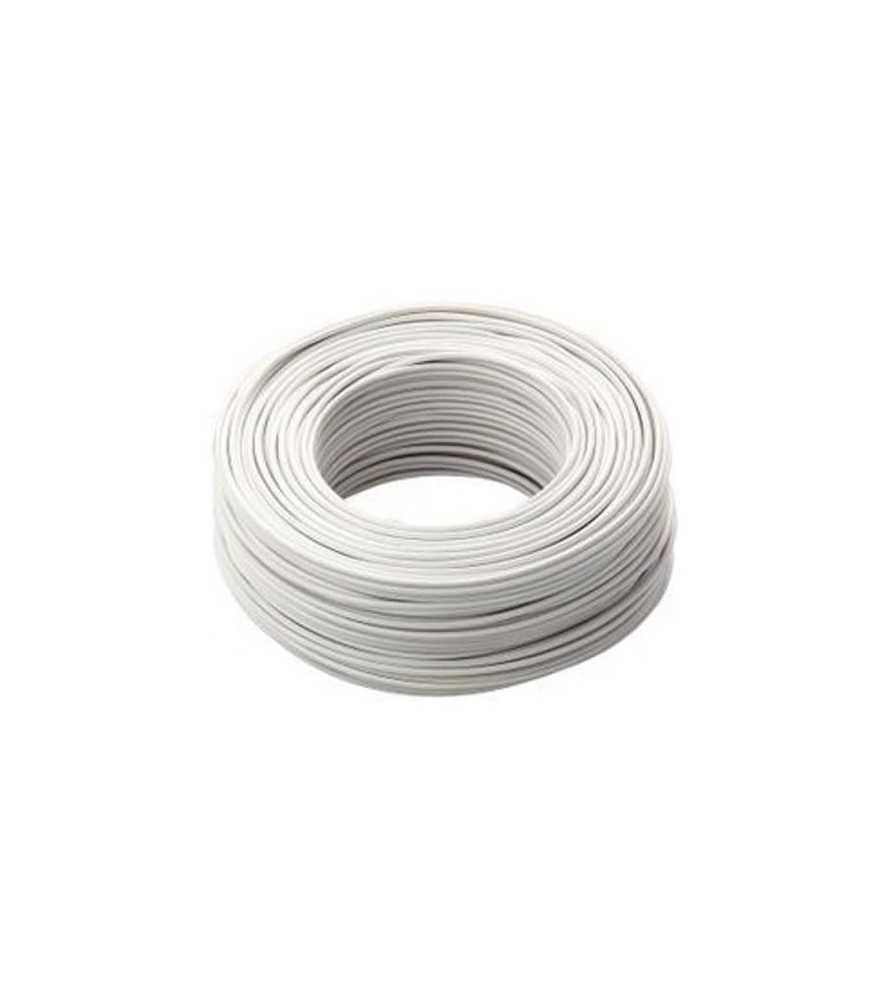 Cavo elettrico cordina unipolare bianco antifiamma FS17 1 x 1,5 mm - prezzo al mt -