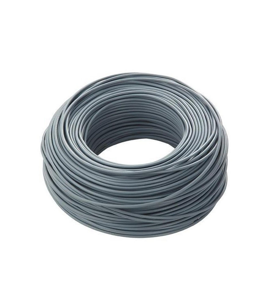 Cavo elettrico cordina unipolare grigio antifiamma FS17 1 x 1,5 mm - prezzo al mt -