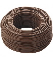 Cavo elettrico cordina unipolare marrone antifiamma FS17 1 x 1,5 mm - prezzo al mt -