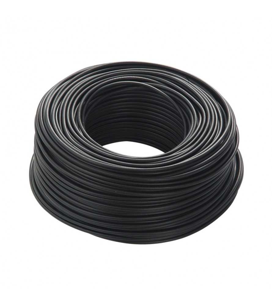 Cavo elettrico cordina unipolare nero antifiamma FS17 1 x 1,5 mm - prezzo al mt -