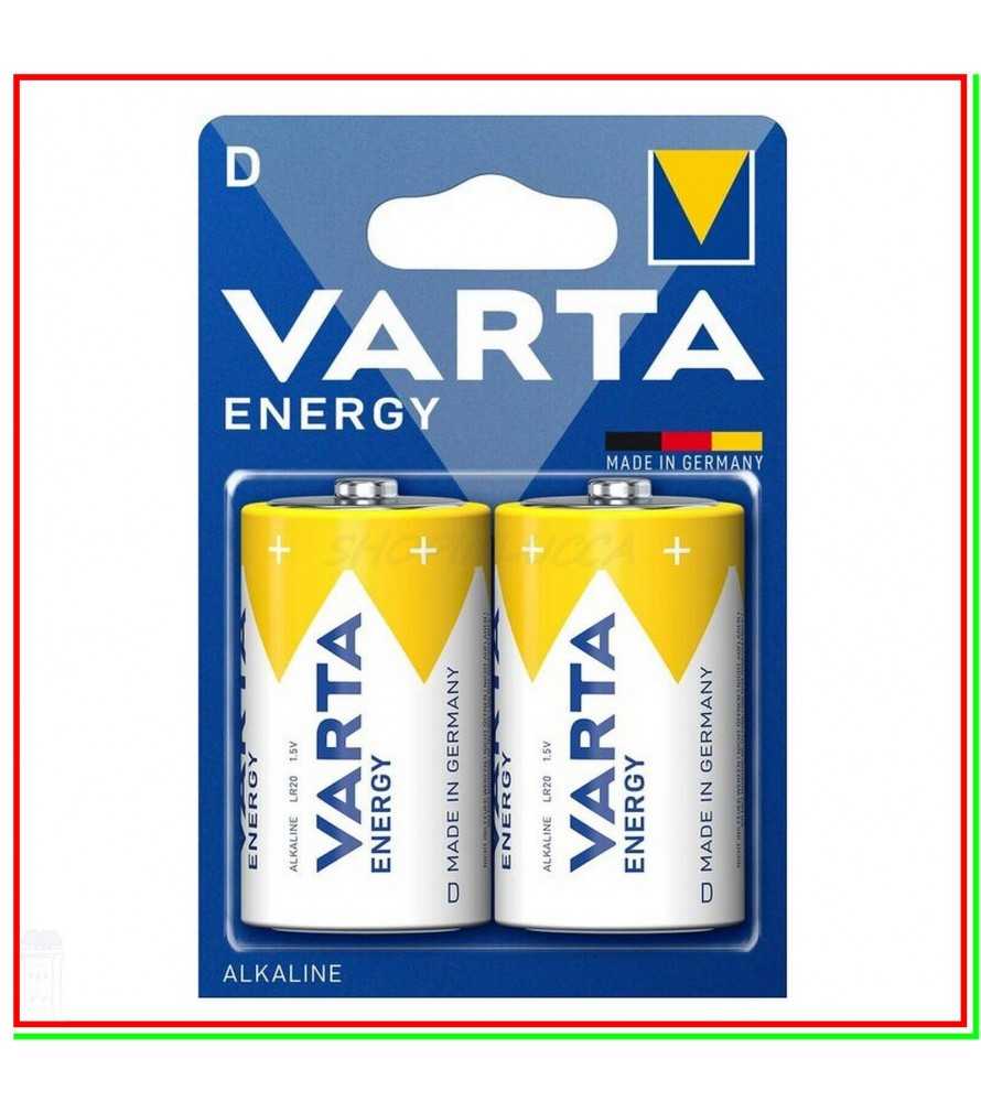 Batterie alkaline Varta Energy Torcia D