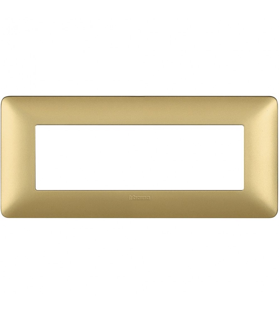 Placca Bticino Matix 6 moduli gold AM4806MGL