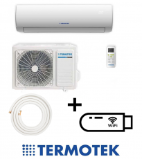 Climatizzatore 9000 BTU + KIT TUBI RAME 3MT + WIFI AIRPLUS C9 Inverter A++